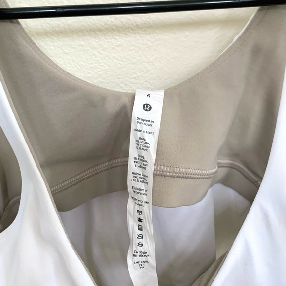 NWOT Lululemon White Align Tank - Picture 5 of 6